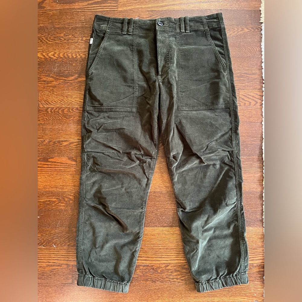 Citizens Of Humanity Dark Olive Corduroy Pants